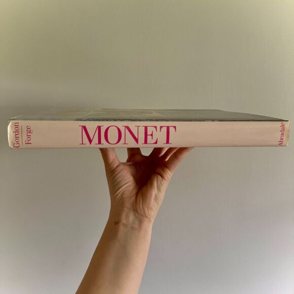 Vintage 1980s Hardcover Coffee Table Book Monet Art Design Book - Picture 3 of 16